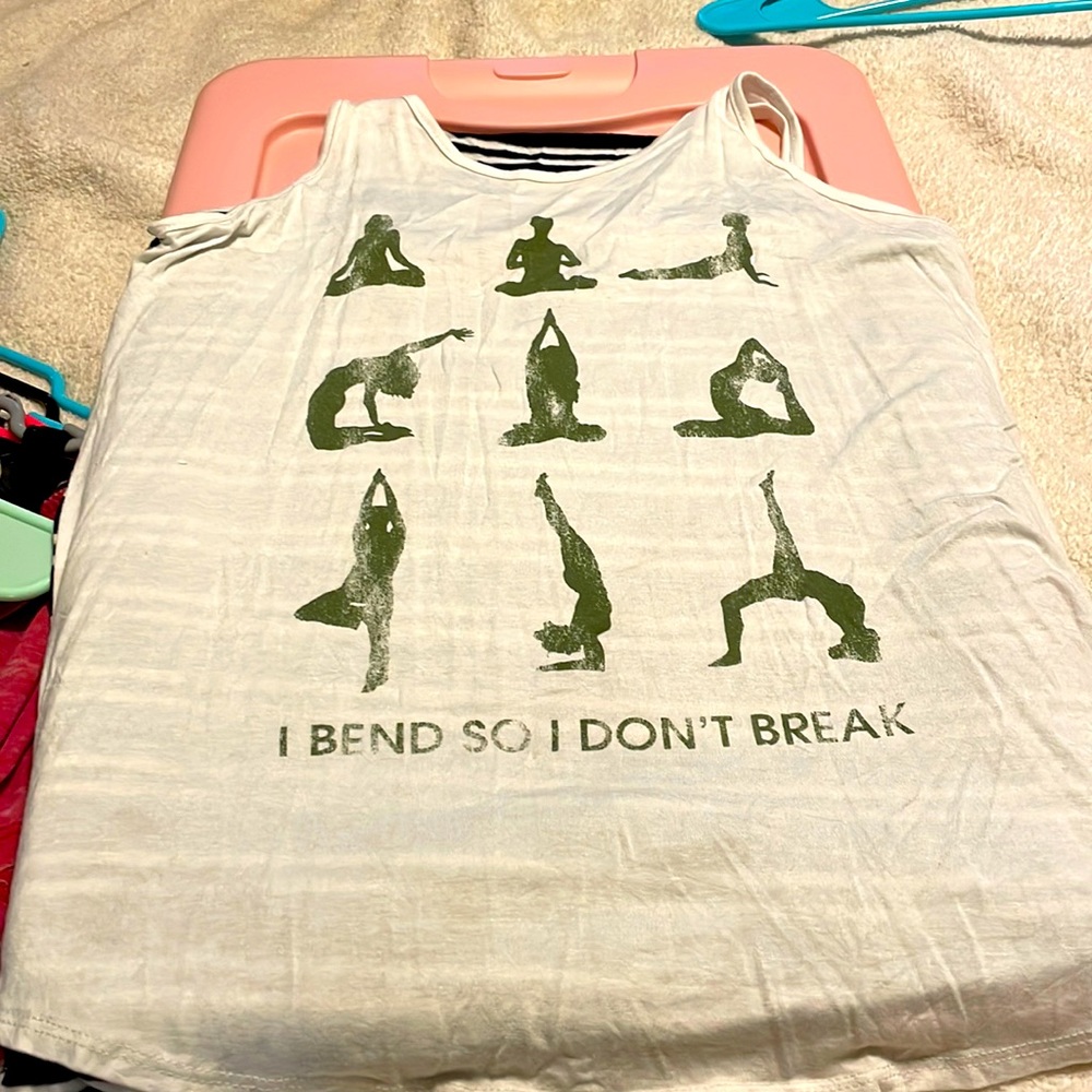 Yoga Tank size Large